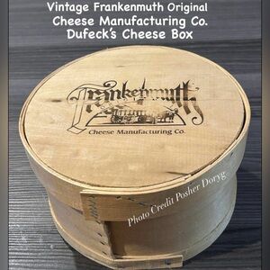 Vintage Frankenmuth Cheese Wooden Box